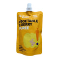 Food Studio Chefs - PUREE 150ml - Z marchewką, dynią, czarną porzeczką i kurkumą – packshot produktu na białym tle