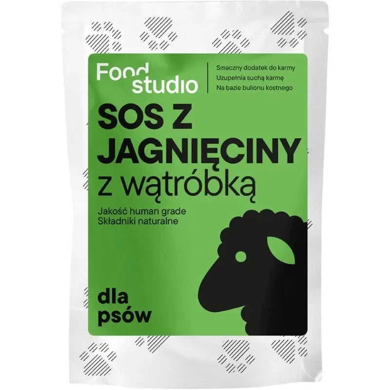 Food Studio Chefs - SOS z Jagnięciny z wątróbką 100ml - sos wątrobowy dla psów Food Studio