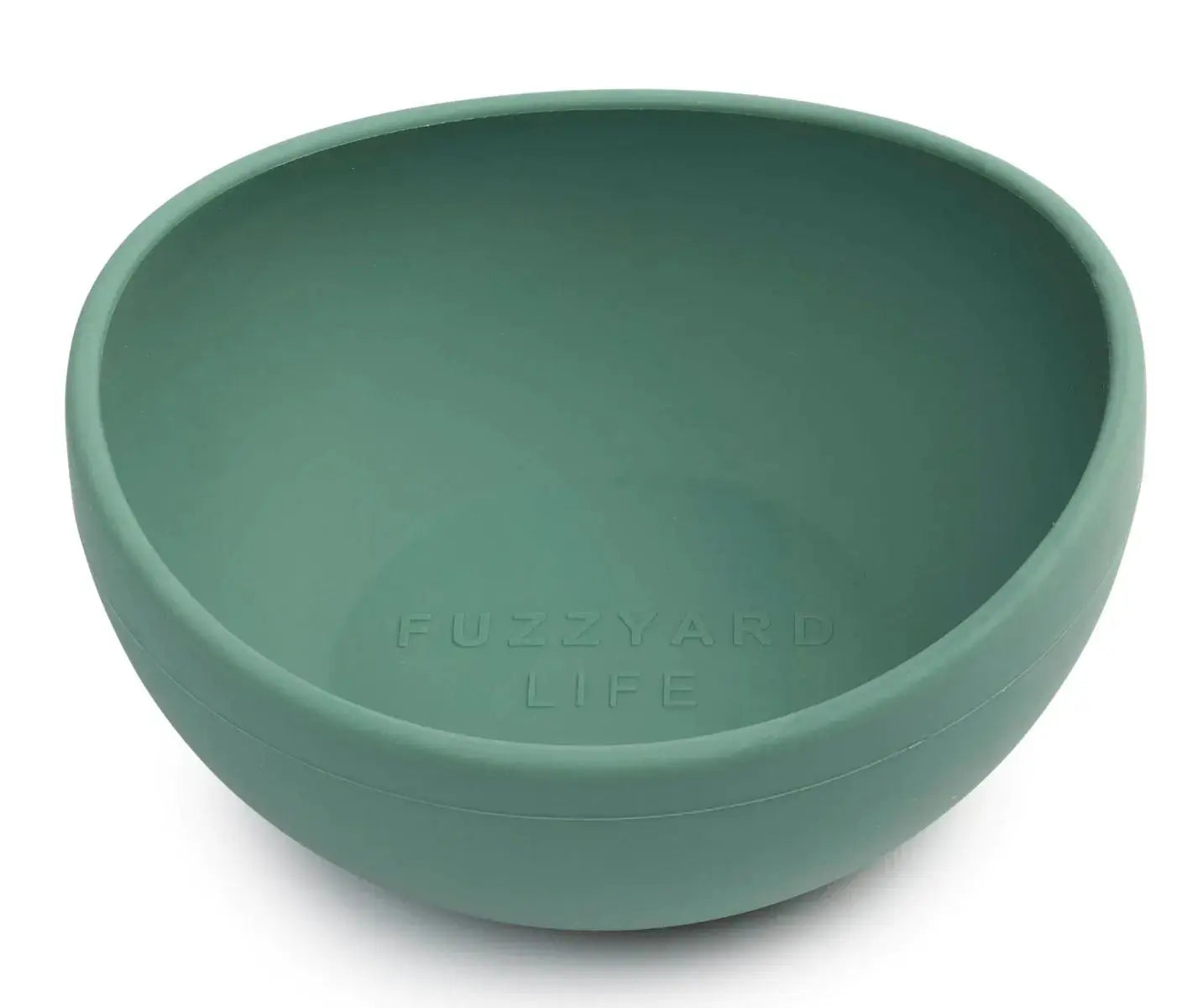FuzzYard Life Silicone Bowl - Myrtle Green S FuzzYard