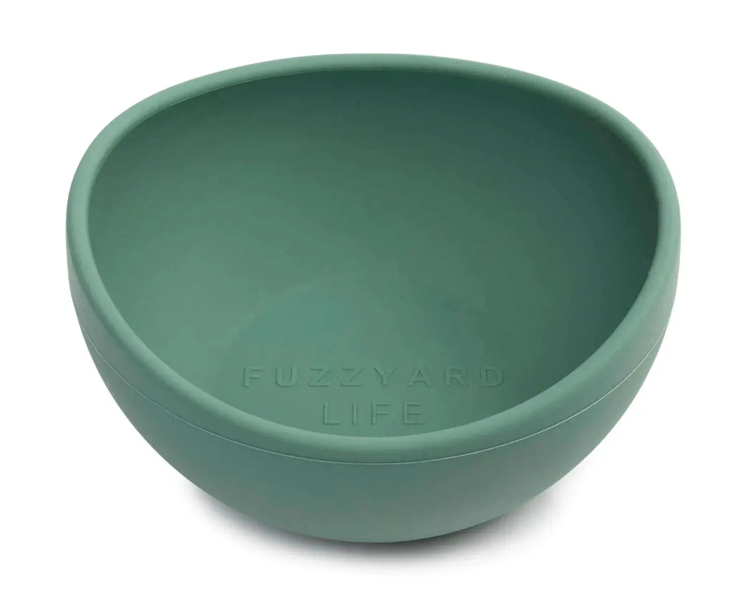 FuzzYard Life Silicone Bowl - Myrtle Green S FuzzYard