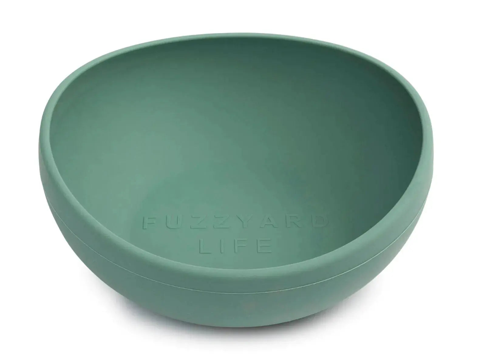 FuzzYard Life Silicone Bowl - Myrtle Green S FuzzYard