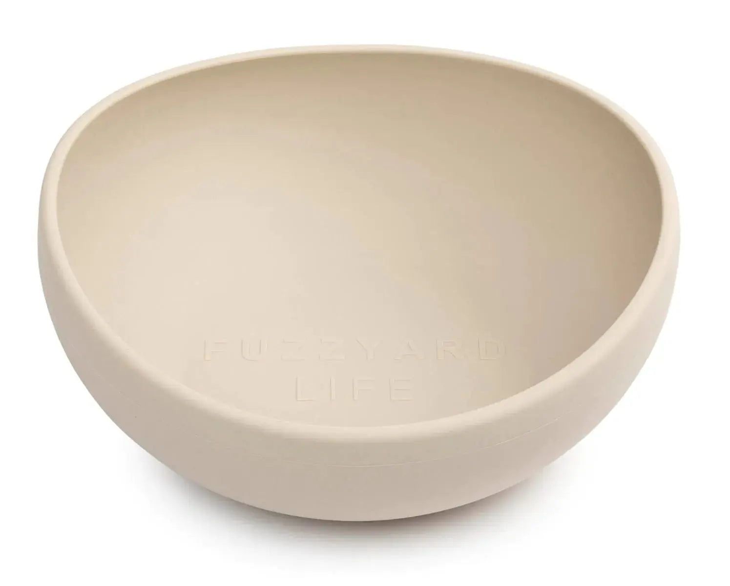 FuzzYard Life Silicone Bowl - Sandstone L FuzzYard