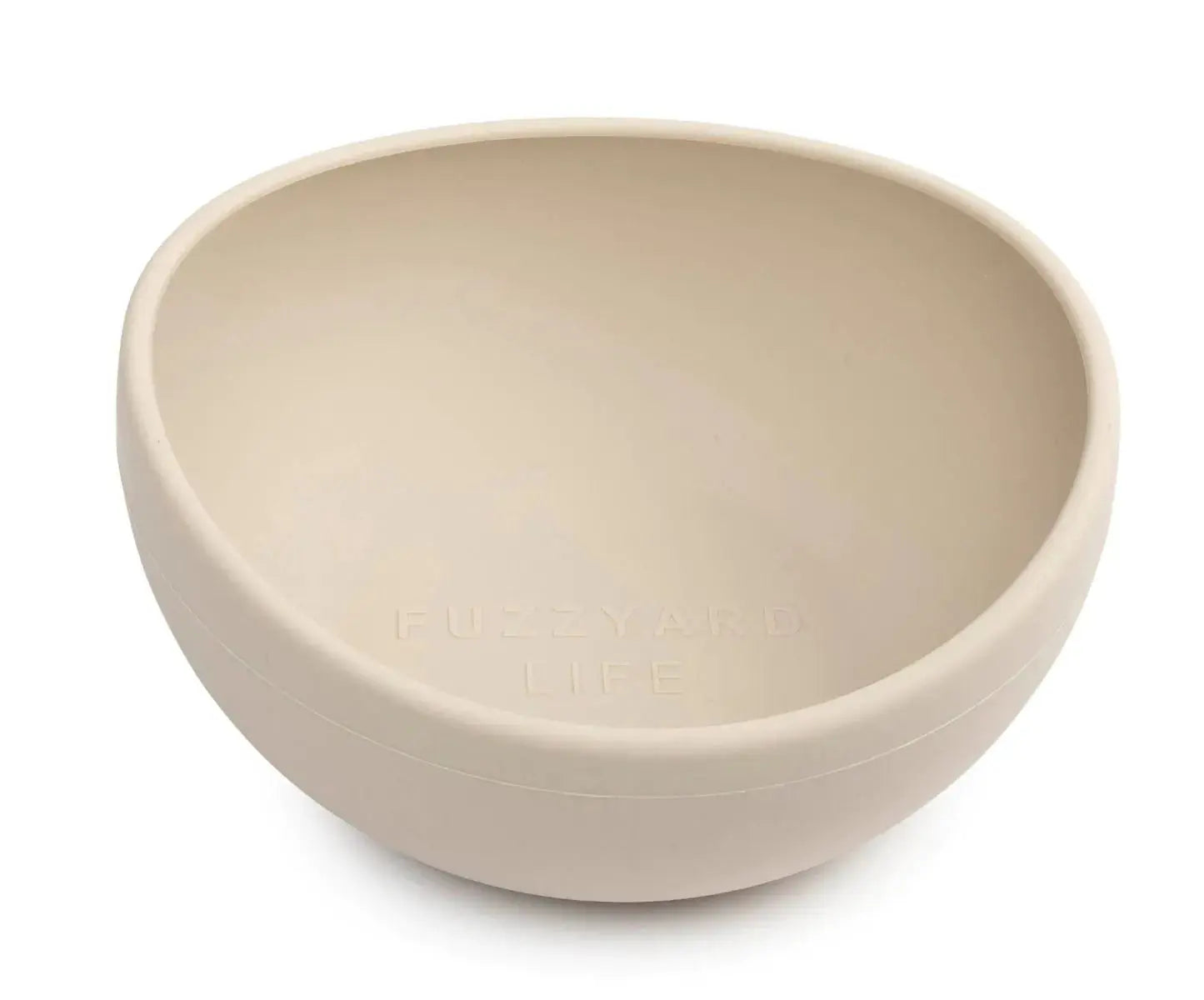 FuzzYard Life Silicone Bowl - Sandstone L FuzzYard