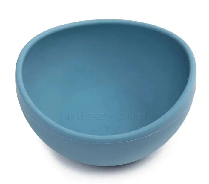 FuzzYard Life Silicone Bowl - French Blue S FuzzYard