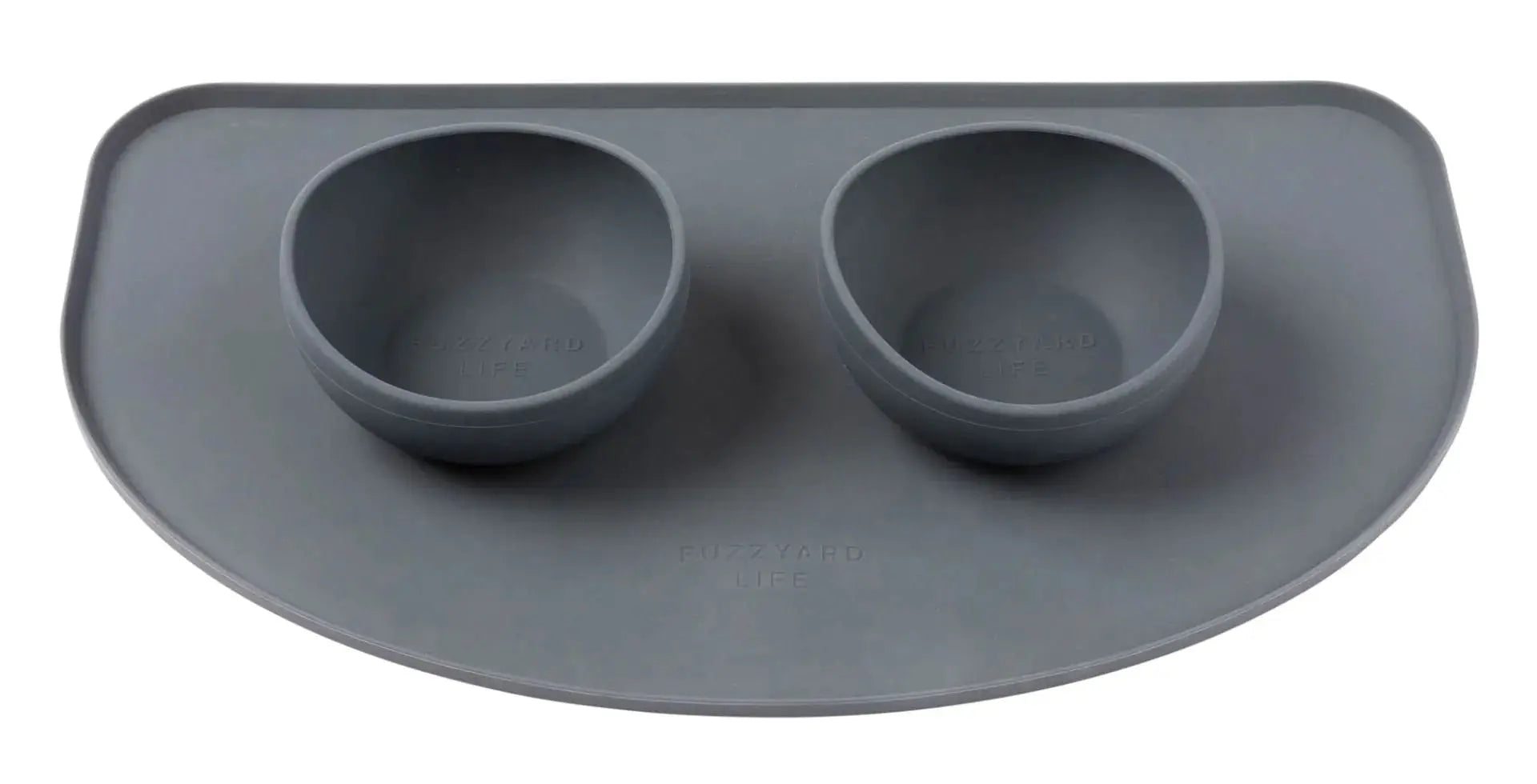 FuzzYard Life Silicone Feeding Mat - Slate Grey FuzzYard