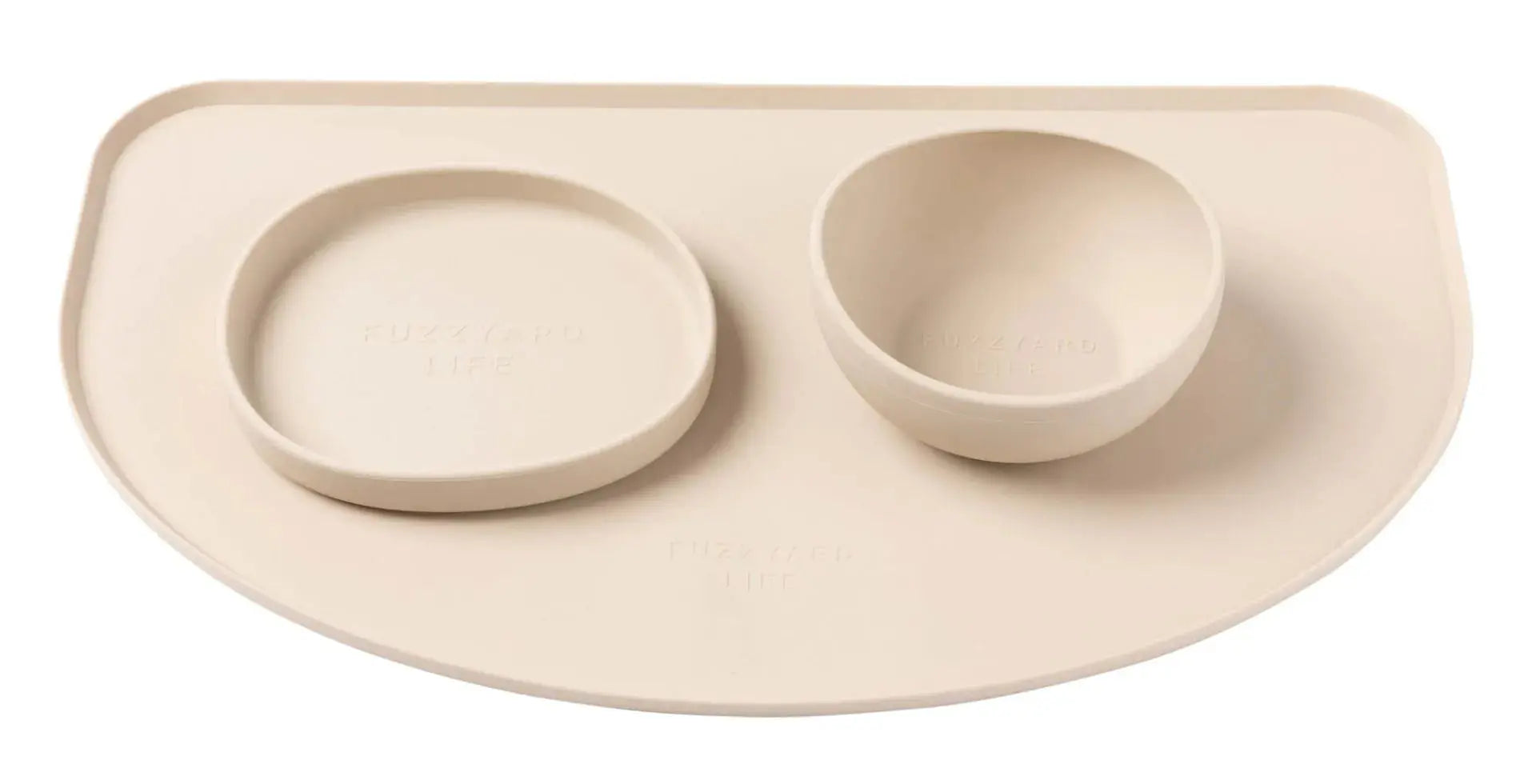 FuzzYard Life Silicone Feeding Mat - Sandstone FuzzYard