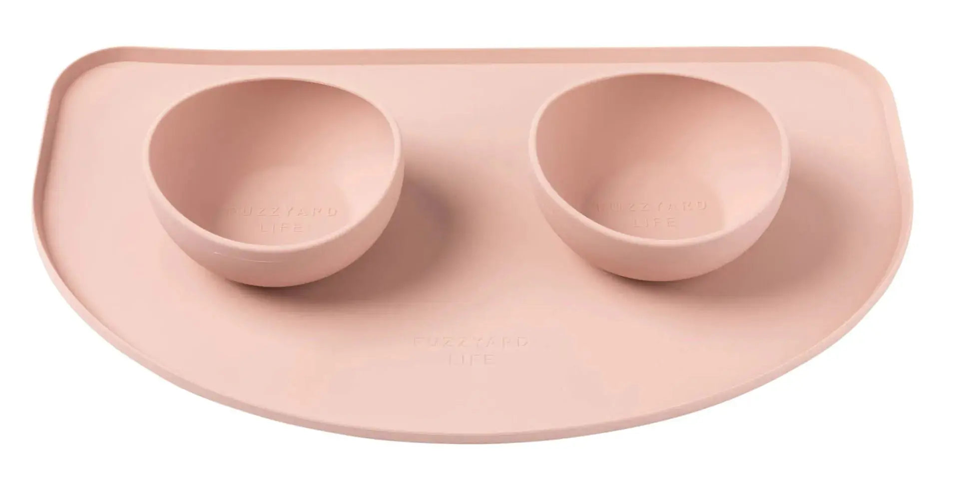 FuzzYard Life Silicone Feeding Mat - Soft Blush FuzzYard