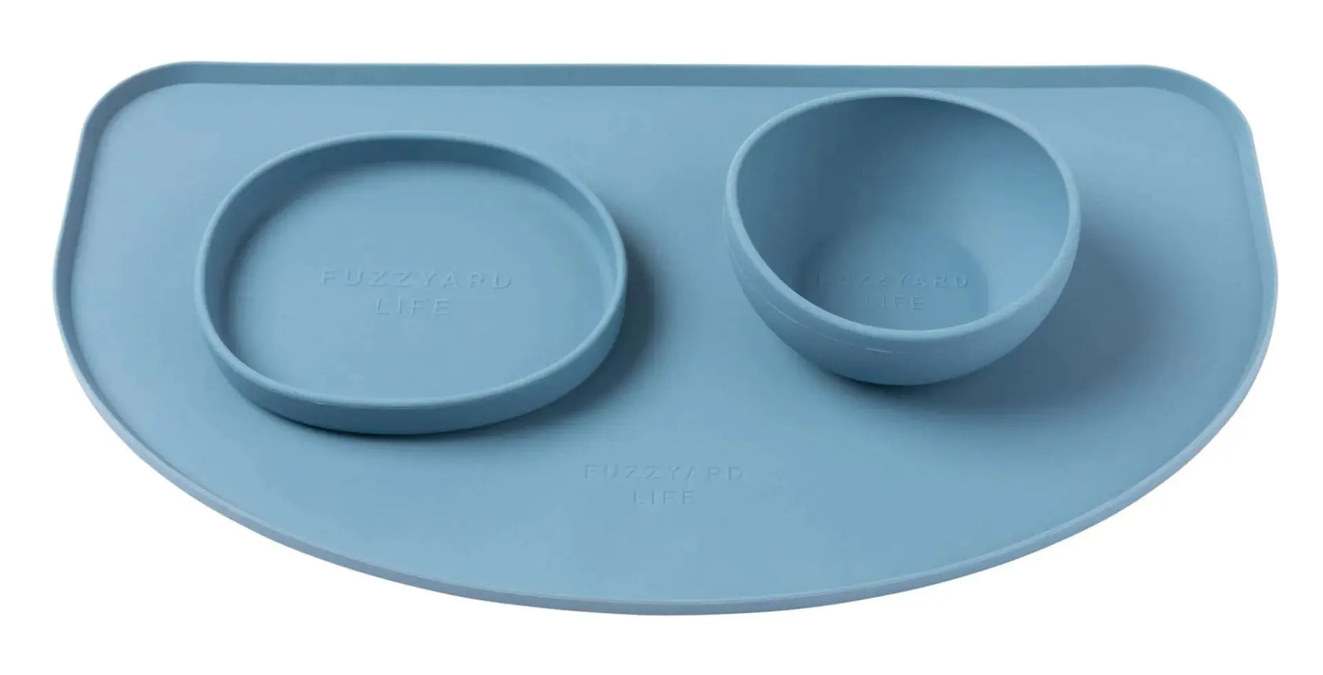 FuzzYard Life Silicone Feeding Mat - French Blue FuzzYard