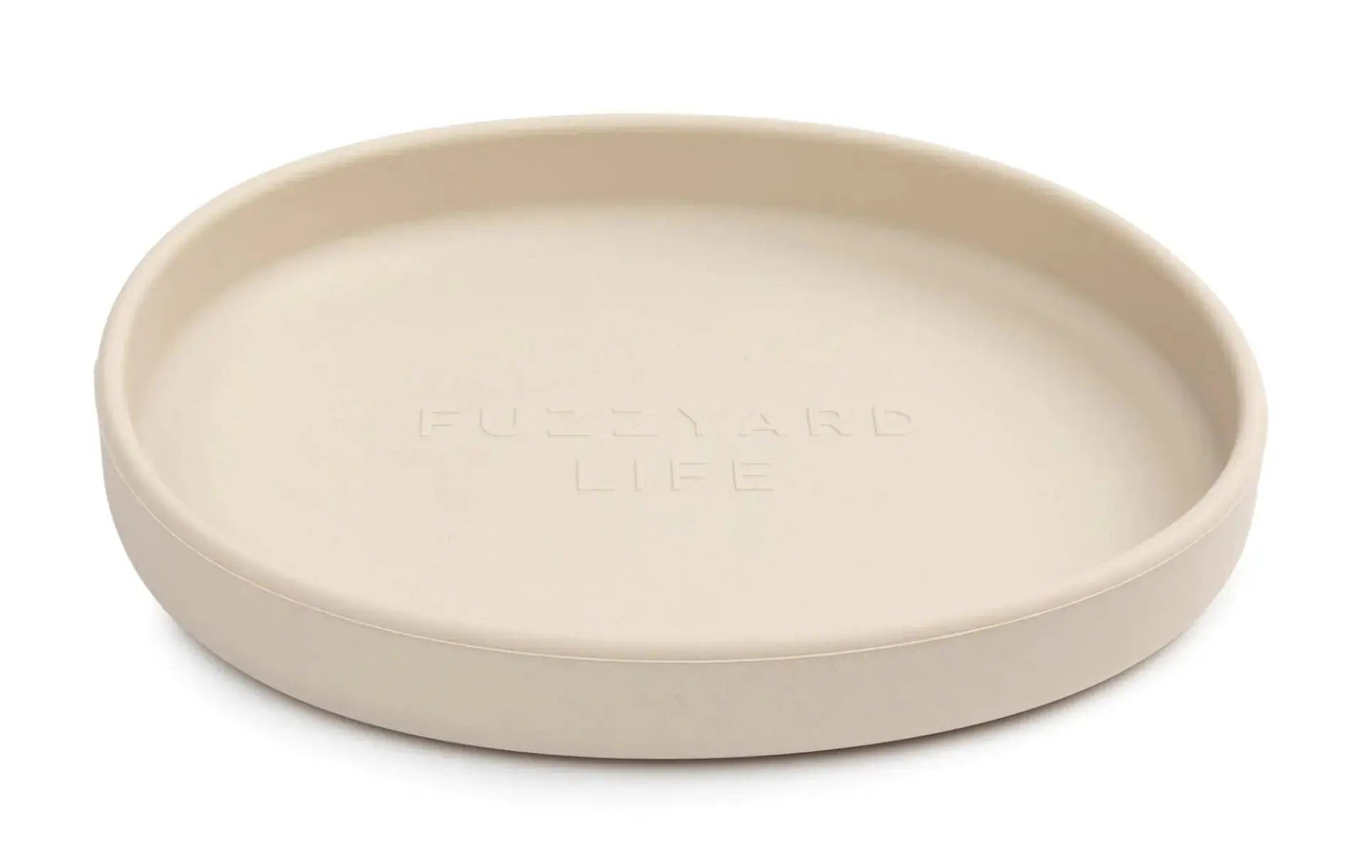 FuzzYard Life Silicone Cat Dish - Sandstone FuzzYard