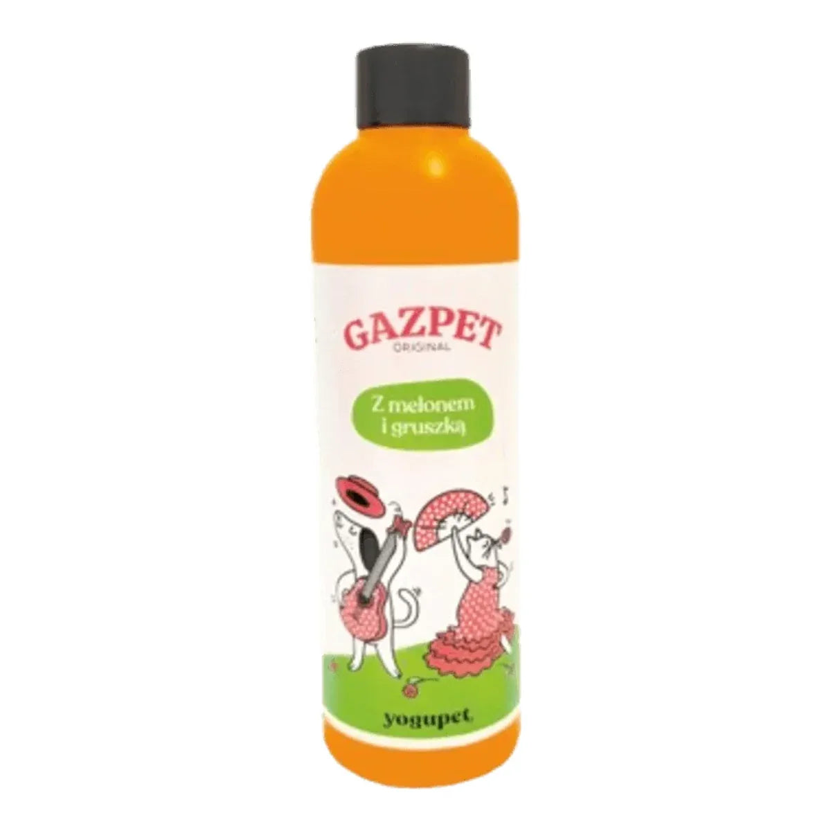 GAZPET jogurt dla psa i kota 250 ml melon gruszka – packshot produktu na białym tle