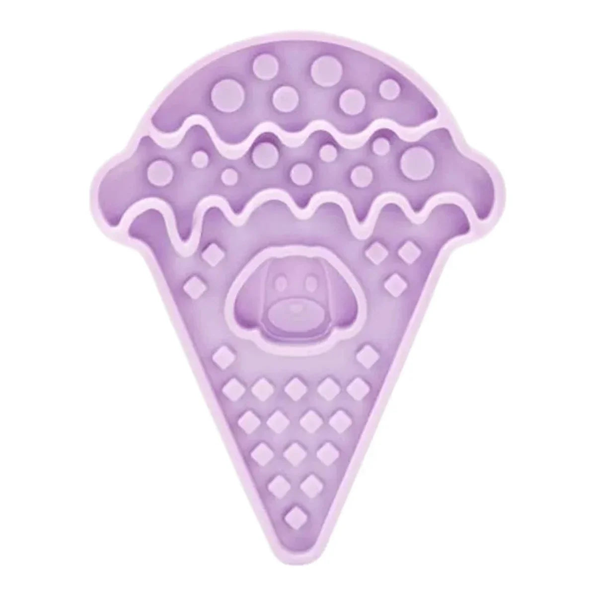 HugSmart – Dog Bowl Pet Lickmat – Ice Cream Slow Feeder 16cm – packshot produktu na białym tle