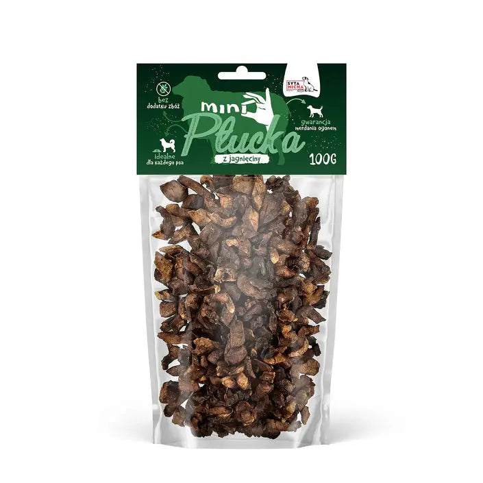 Mini płucka z jagnięciny 100g Syta Micha
