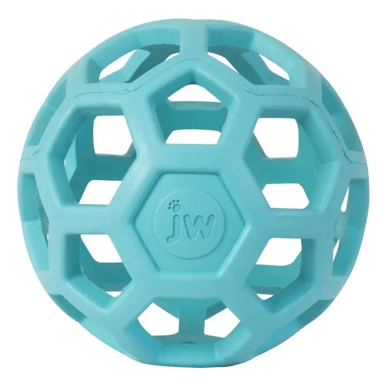 JW Pet - Hol-ee Roller Medium 11,5 cm - Piłka ażurowa błękitna