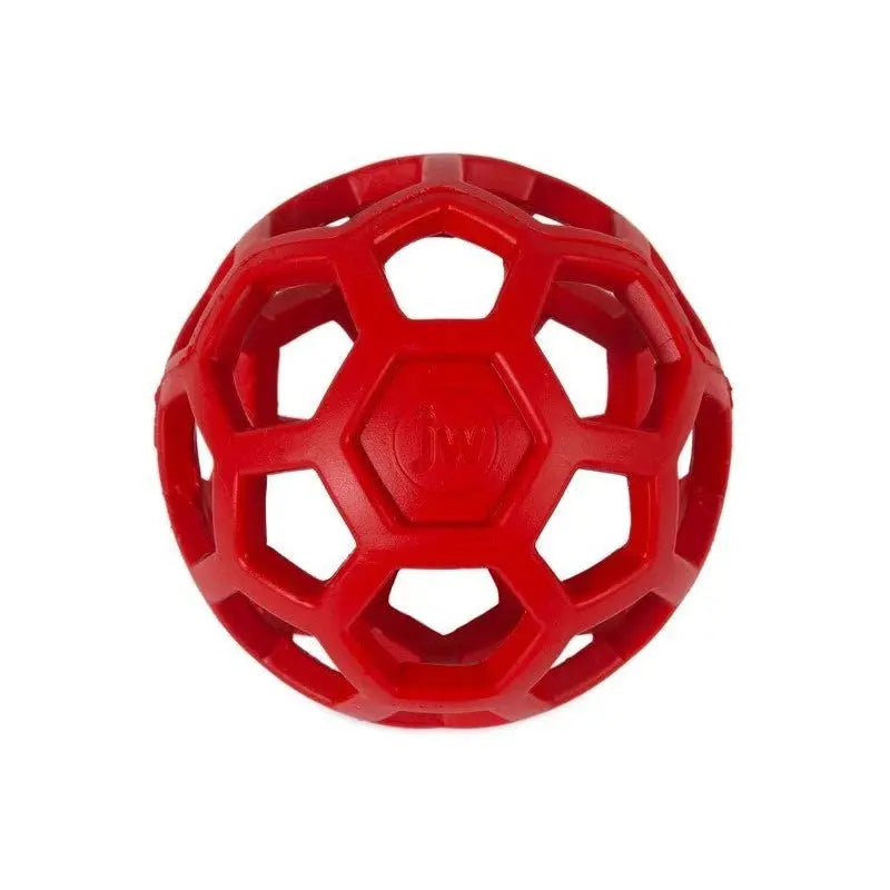 JW Pet - Hol-ee Roller Small 8,7 cm - Piłka ażurowa - czerwona