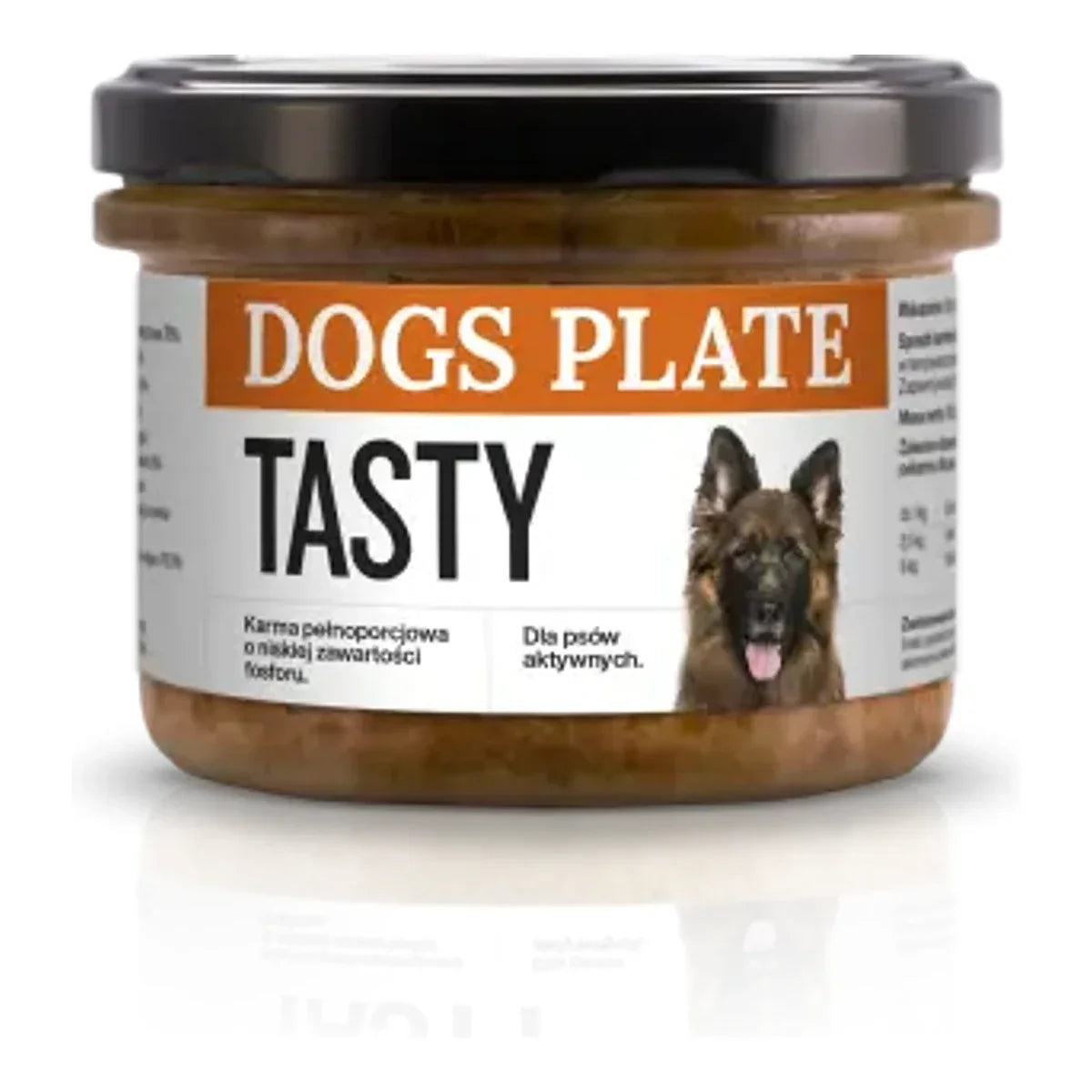 Dogs Plate Tasty 180g Karma mokra – packshot produktu na białym tle