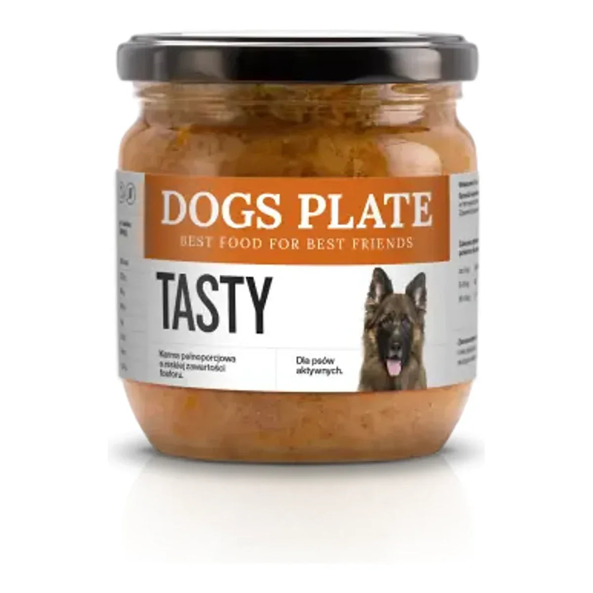 Dogs Plate Tasty 360g – packshot produktu na białym tle