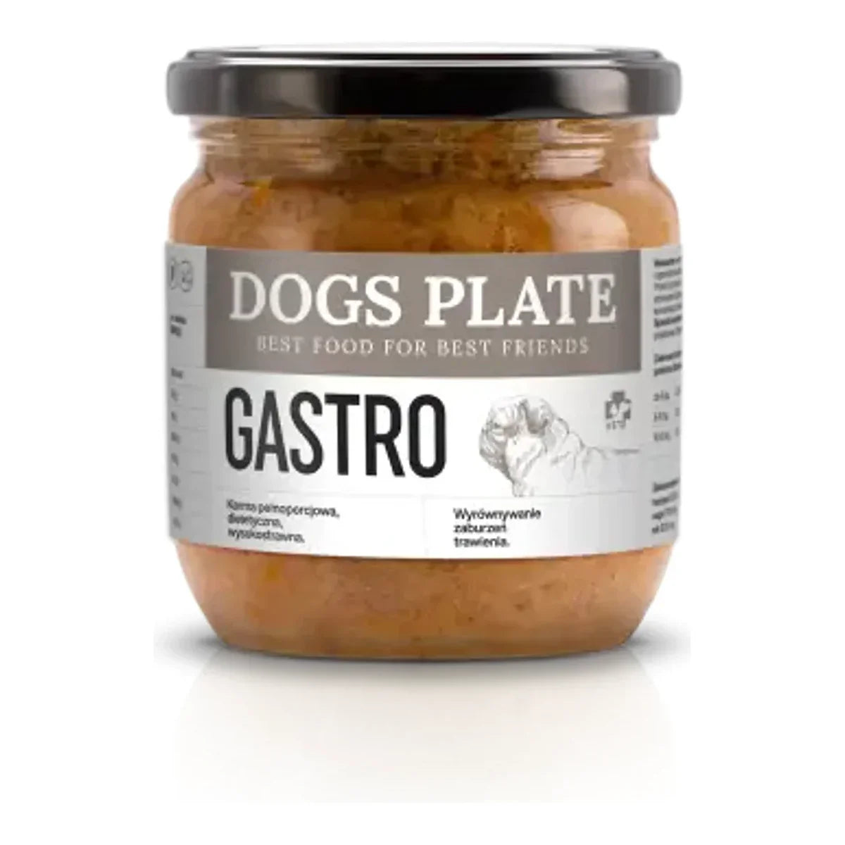 Karma mokra Dogs Plate Vet Gastro 360g – packshot produktu na białym tle