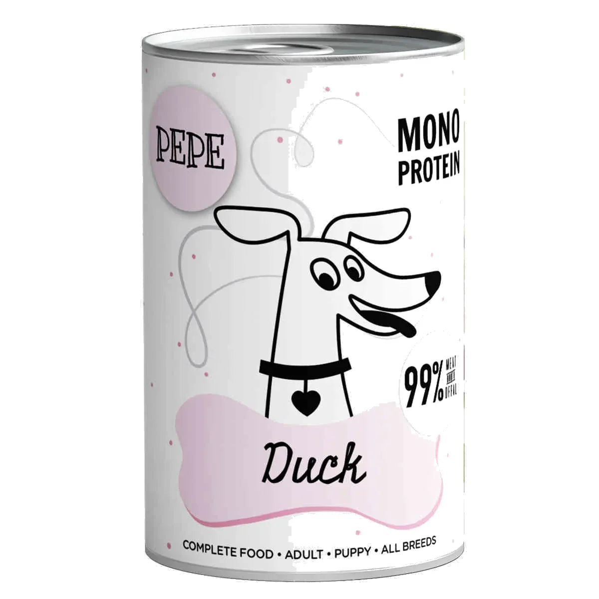 Karma mokra PEPE Duck (kaczka) 400g Paka Zwierzaka