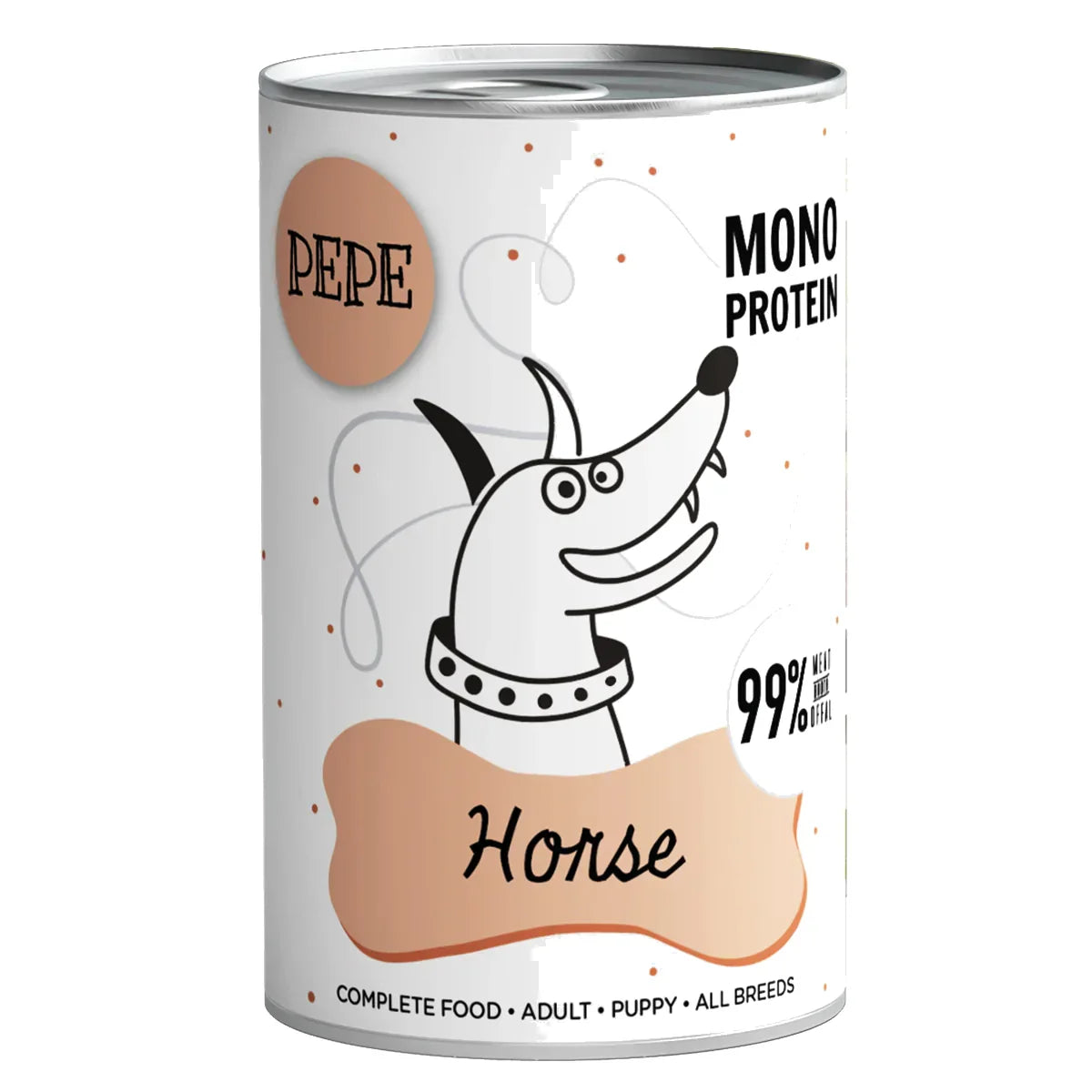 Karma mokra PEPE Horse (konina) 400g Paka Zwierzaka