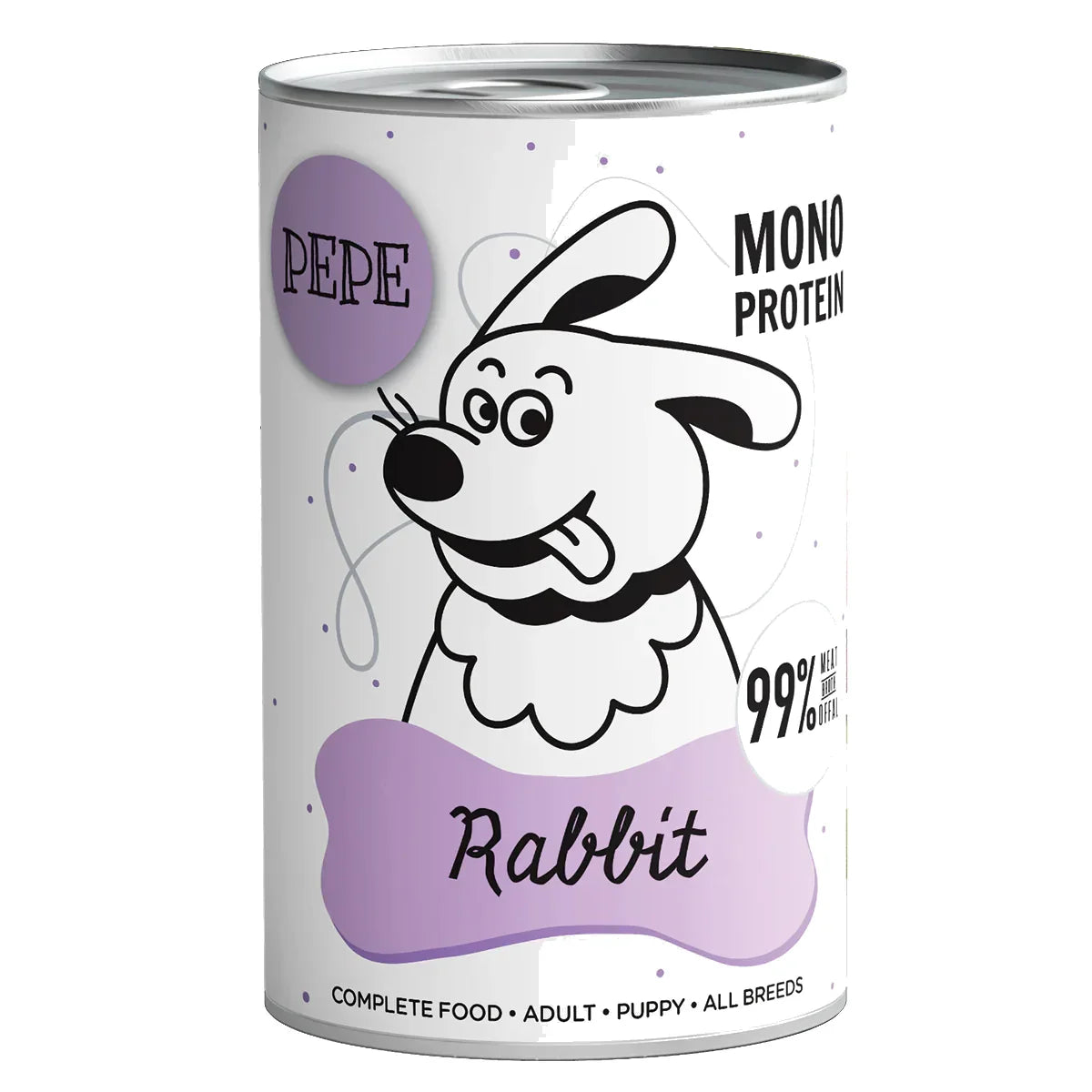 Karma mokra PEPE Rabbit (królik) 400g Paka Zwierzaka