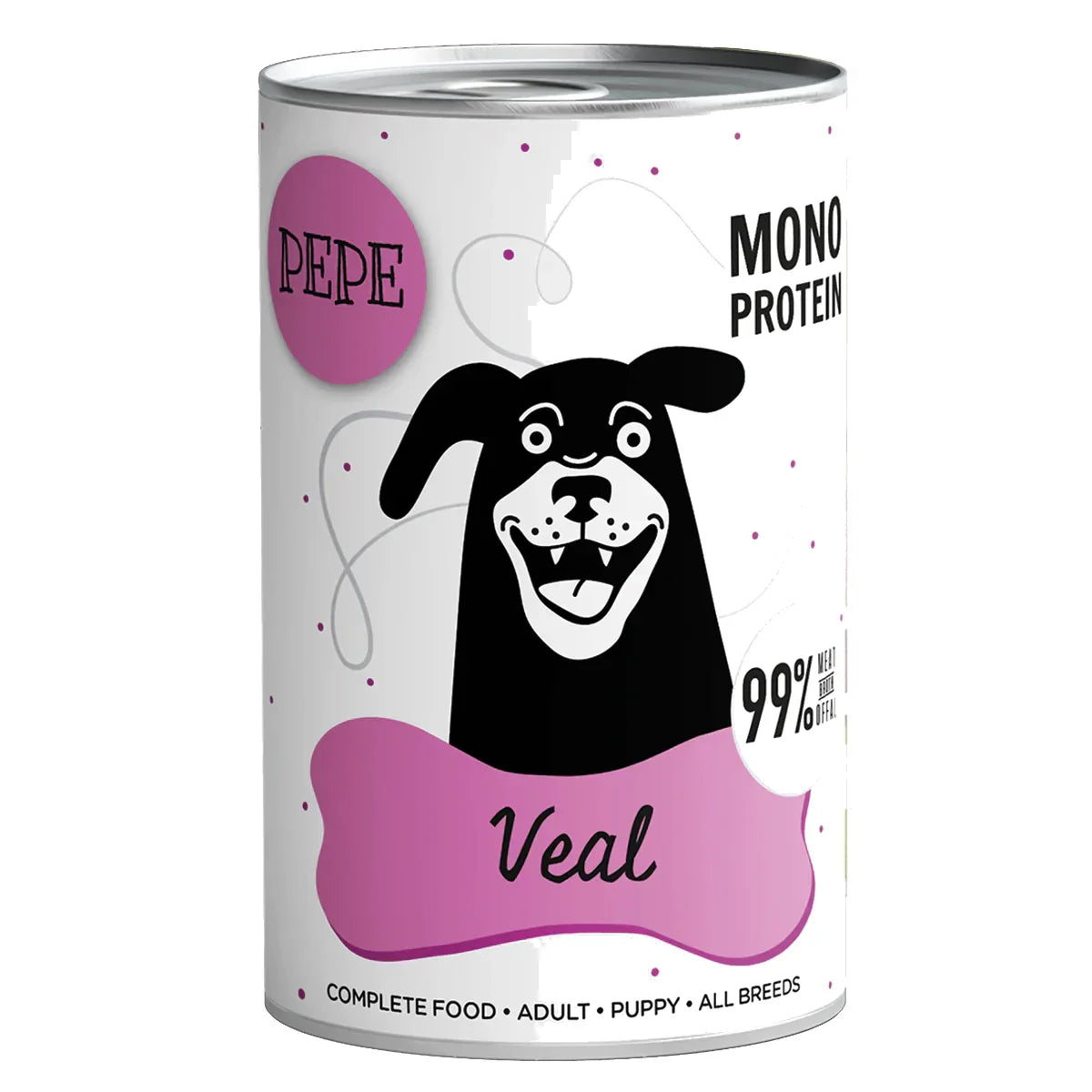 Karma mokra PEPE Veal (cielęcina) 400g Paka Zwierzaka