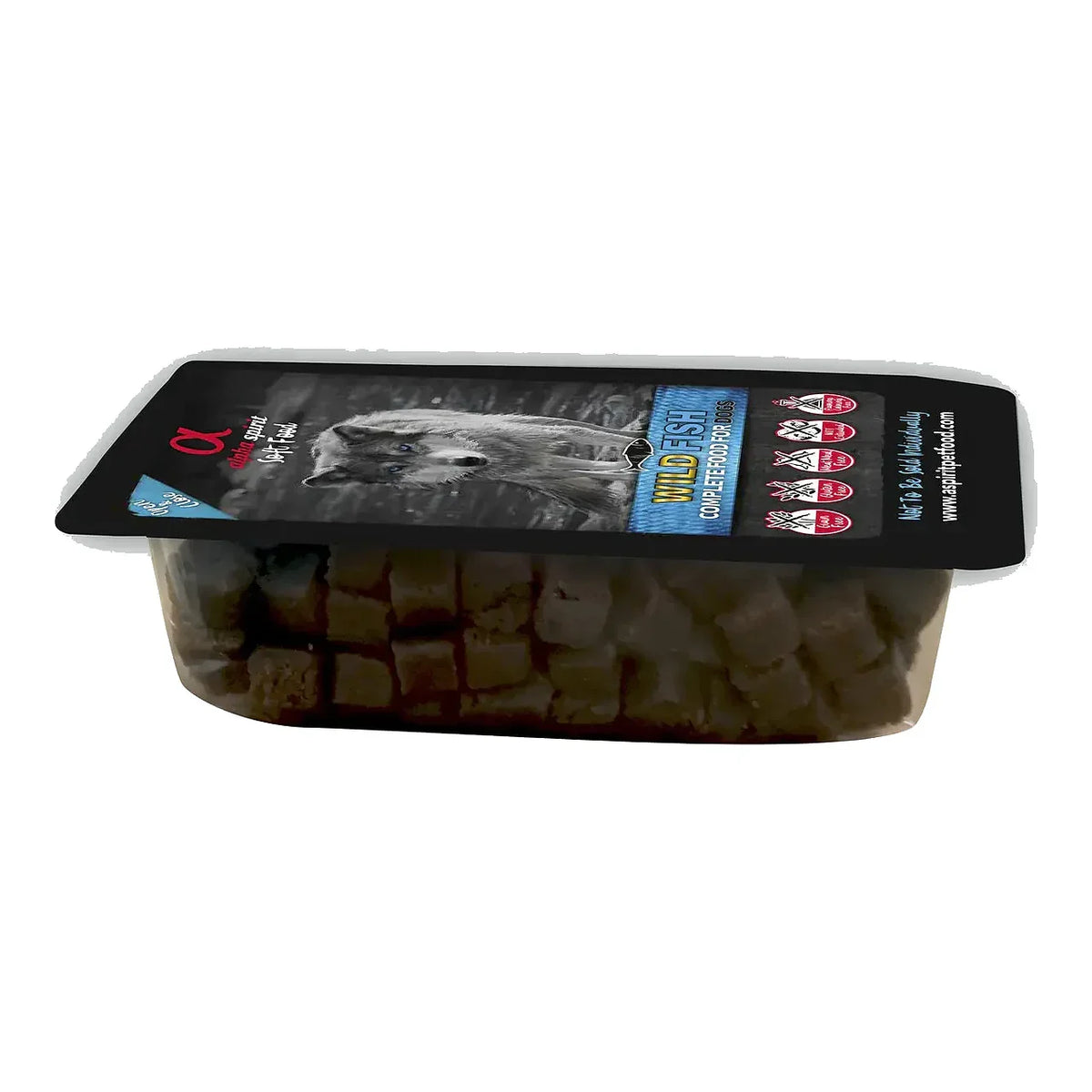 Alpha Spirit Karma półmiękka dla psa Wild Fish (dorosły) 200g – packshot produktu na białym tle