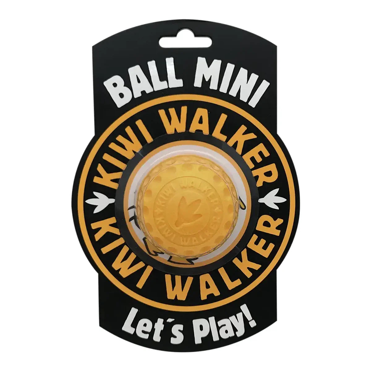 Kiwi Walker Let's Play! BALL Mini piłka pomarańczowa – packshot produktu na białym tle