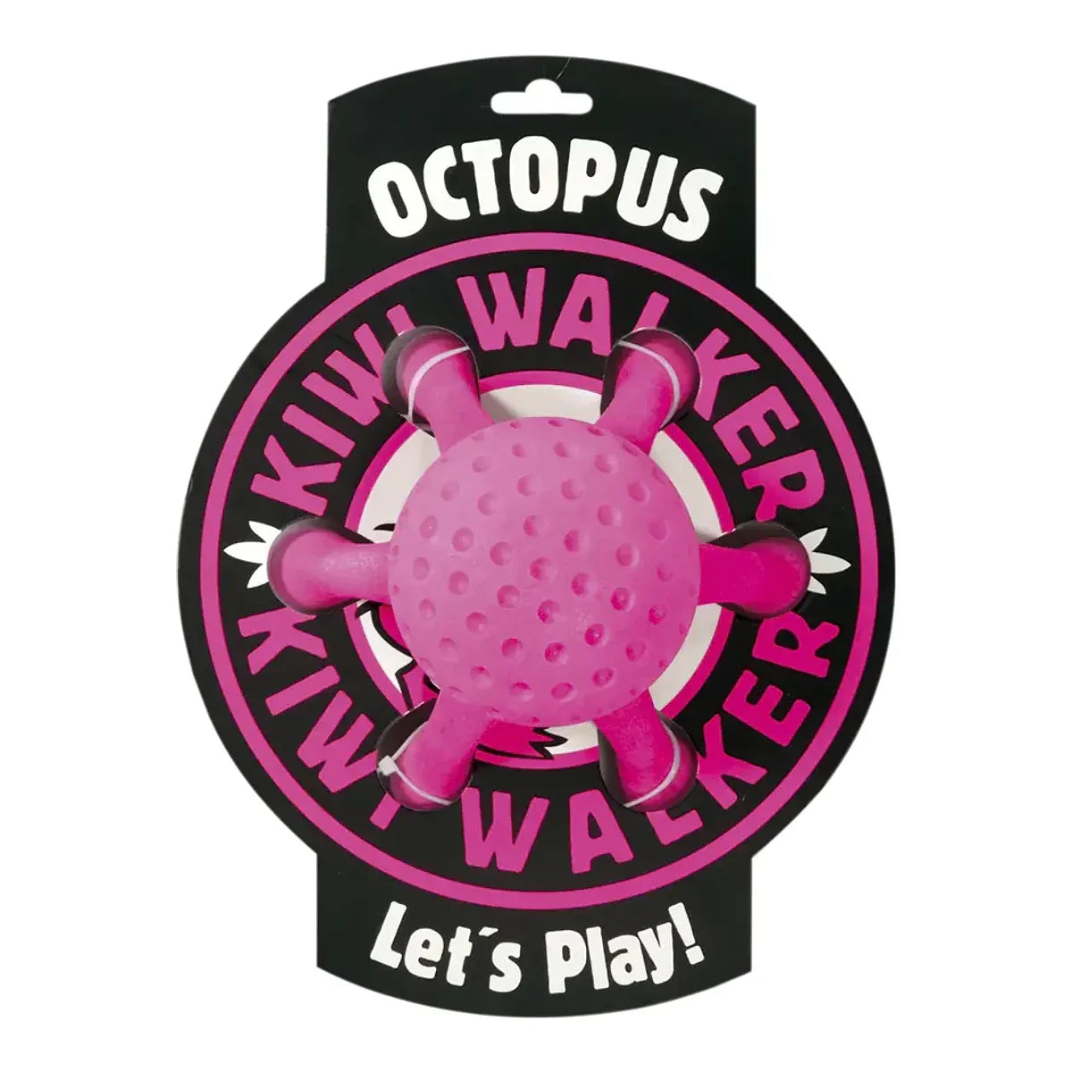 Kiwi Walker Let's Play! OCTOPUS Maxi ośmiornica różowa – packshot produktu na białym tle