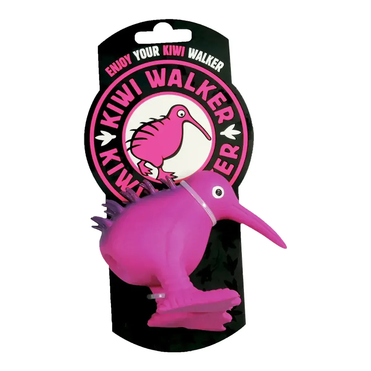 Kiwi Walker WHISTLE FIGURE zabawka dla psa M różowa – packshot produktu na białym tle