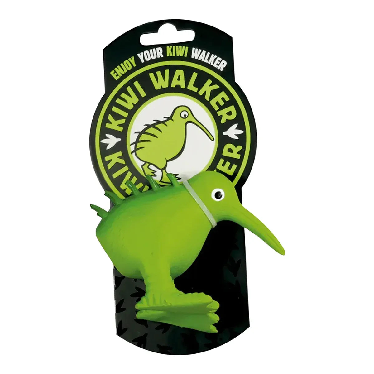 Kiwi Walker WHISTLE FIGURE zabawka dla psa S zielona – packshot produktu na białym tle