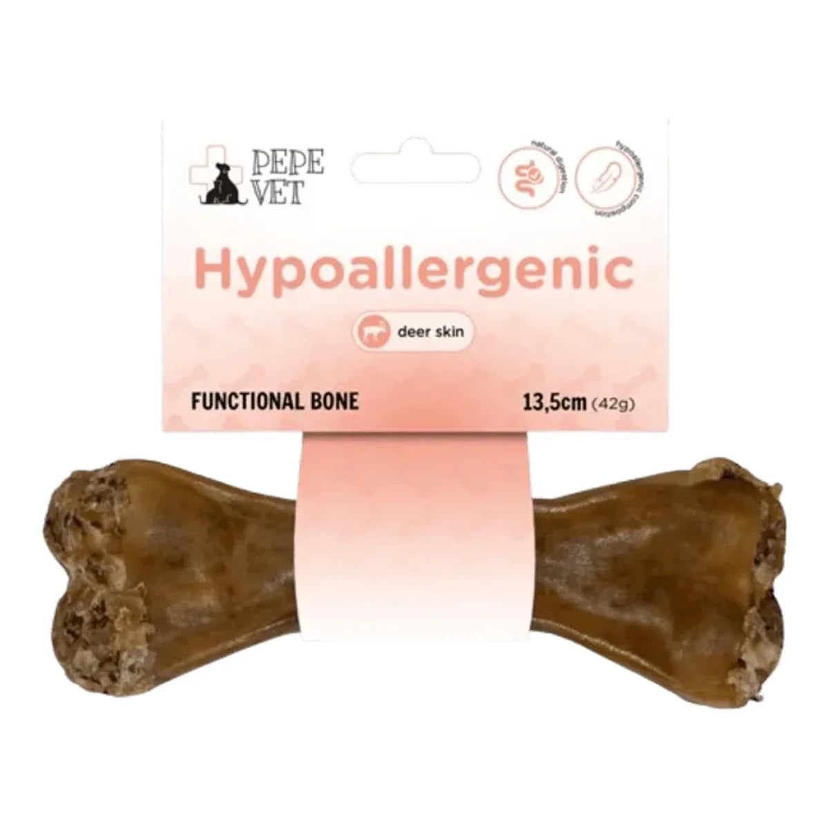 Kość funkcjonalna PEPE VET Hypoallergenic 13,5cm – packshot produktu na białym tle