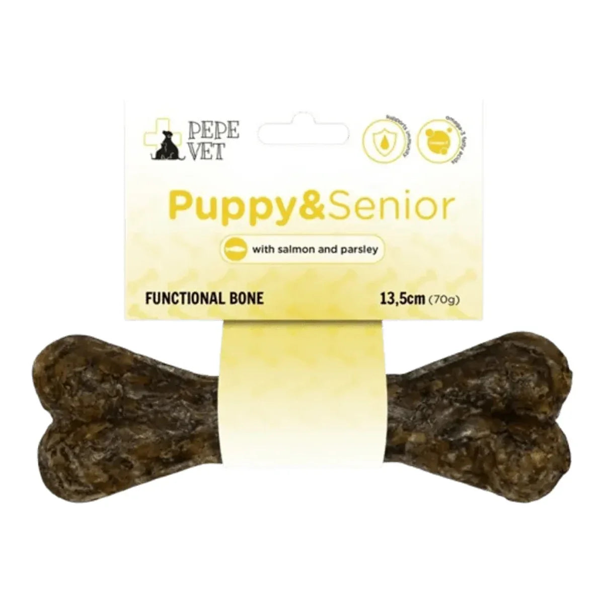 Kość funkcjonalna PEPE VET Puppy&Senior 13,5cm – packshot produktu na białym tle