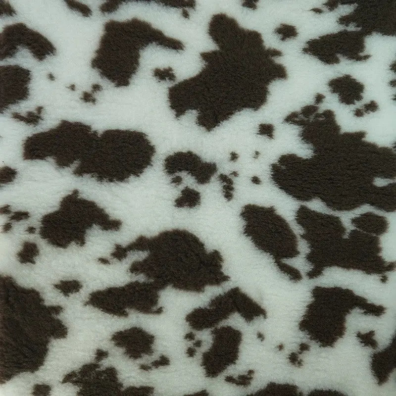 Legowisko antypoślizgowe DRY BED 28mm biało brązowa krówka BUBA A43 75x50cm DRY BED