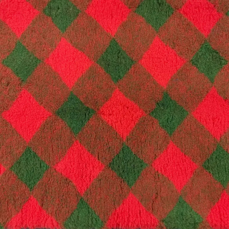 Legowisko antypoślizgowe DRY BED 28mm zieleń krata BUBA XMS24 75x50cm DRY BED