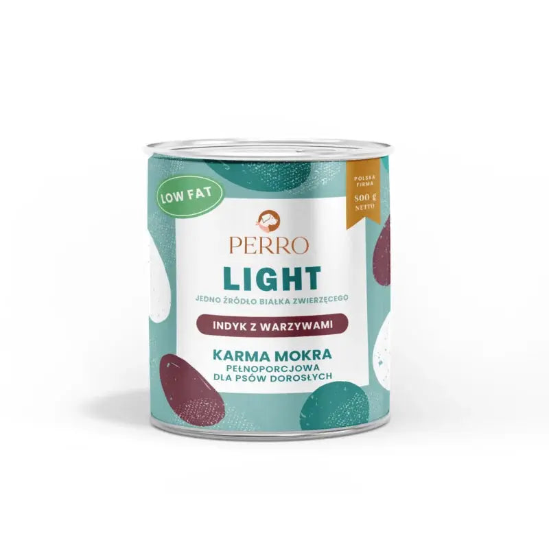 LIGHT Karma mokra Indyk z warzywami – monobiałkowa formuła dla psów dorosłych 400g - Psijemność