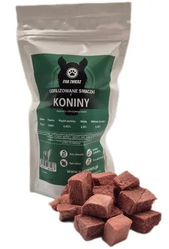 Liofilizowane smaczki z Koniny 70g Pan Zwierz