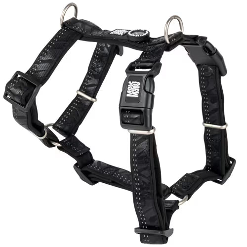 Max&Molly Comfort Harness Matrix 2.0 Black - miękkie szelki dla psa, z identyfikatorem QR i regulacją Max&Molly