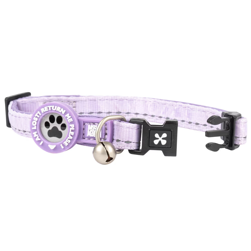 Szelki Max&Molly GOTCHA! Smart ID Matrix 2.0 Collar Lavender - obroża dla psa z identyfikatorem QR, fioletowa Max&Molly