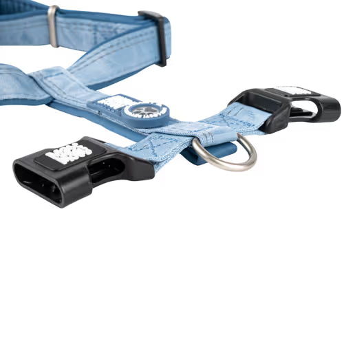 Max&Molly Comfort Harness Matrix 2.0 Ocean - miękkie szelki dla psa, z identyfikatorem QR i regulacją, niebieskie Max&Molly