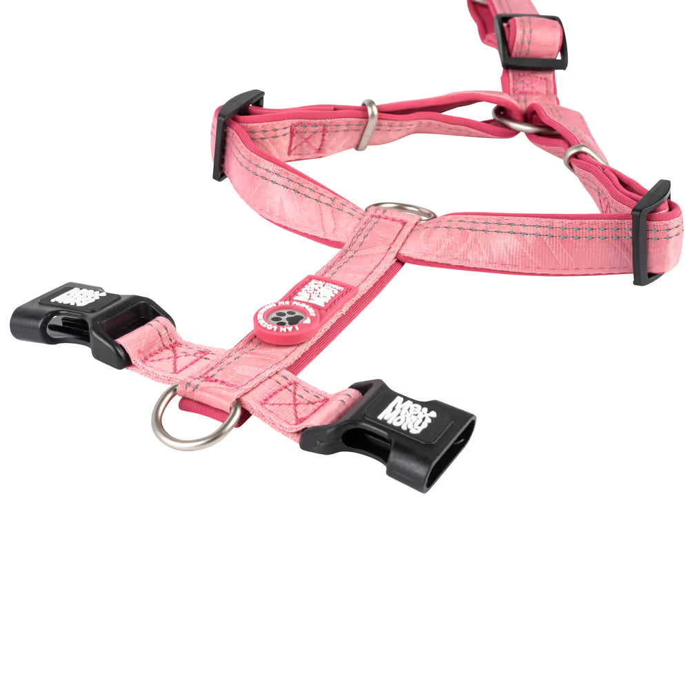 Max&Molly Comfort Harness Matrix 2.0 Rose - miękkie szelki dla psa, z identyfikatorem QR i regulacją, pastelowy różowy Max&Molly