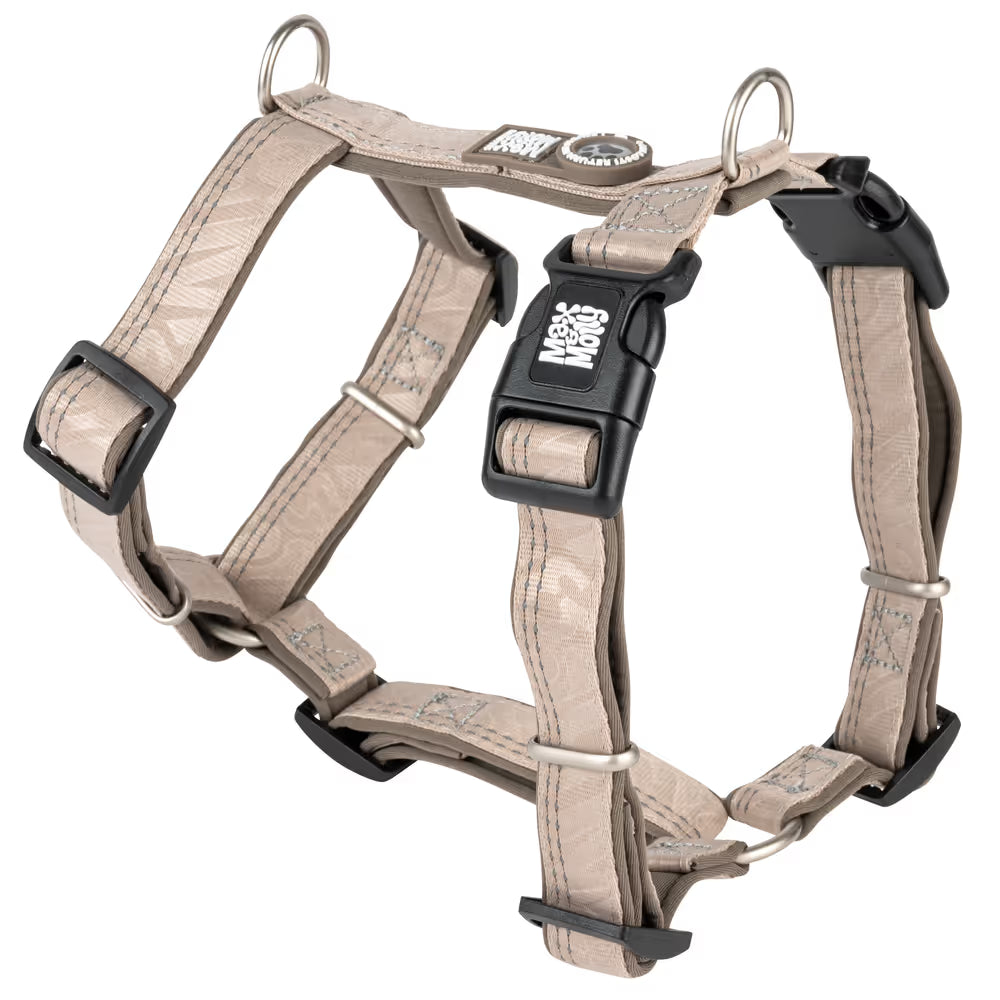 Max&Molly Comfort Harness Matrix 2.0 Sand - miękkie szelki dla psa, z identyfikatorem QR i regulacją, piaskowy beż Max&Molly