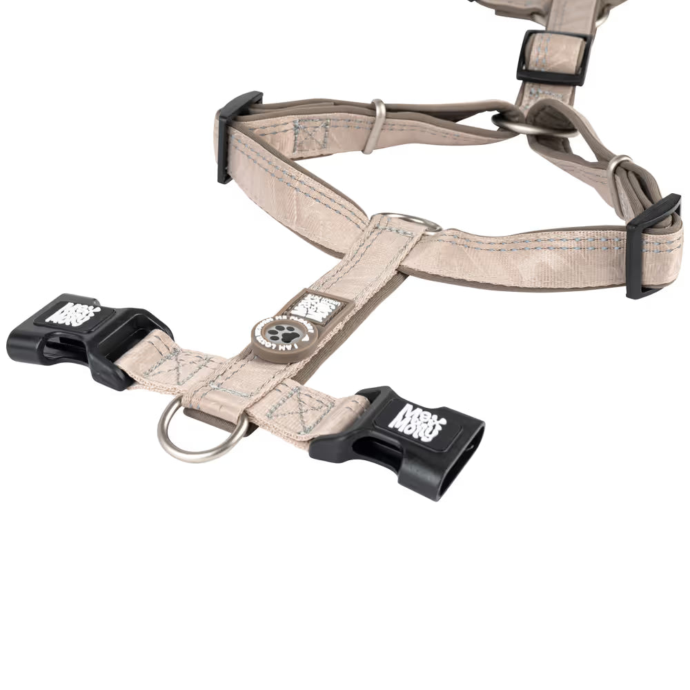 Max&Molly Comfort Harness Matrix 2.0 Sand - miękkie szelki dla psa, z identyfikatorem QR i regulacją, piaskowy beż Max&Molly