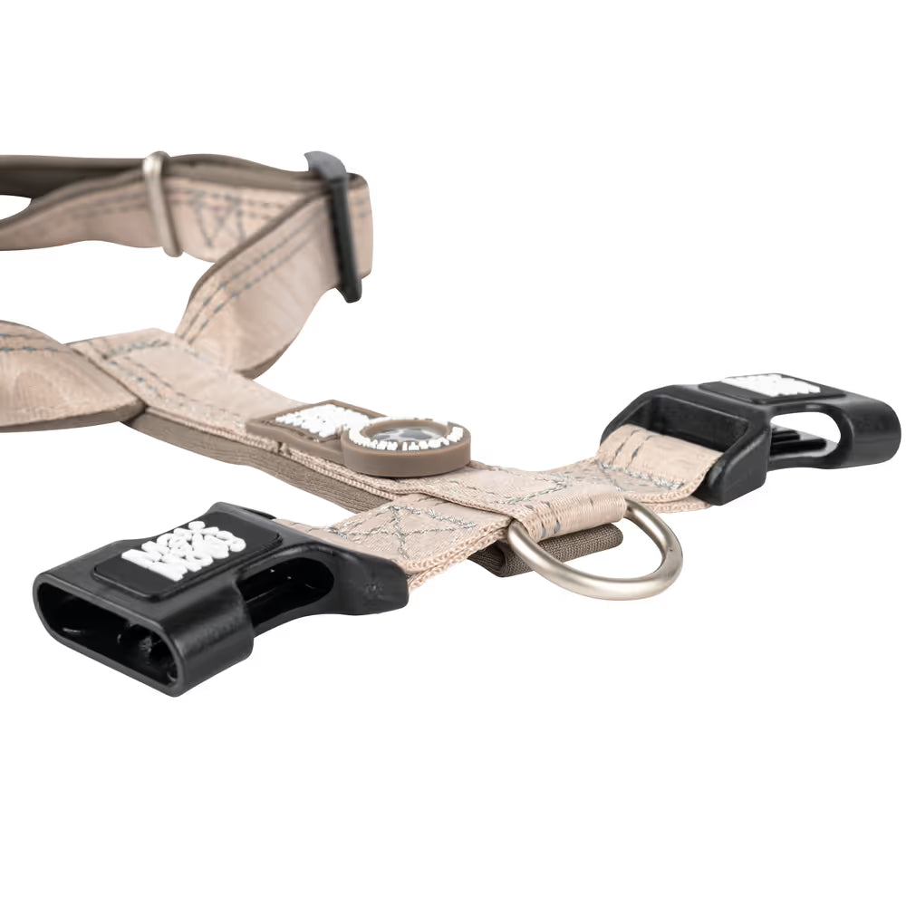 Max&Molly Comfort Harness Matrix 2.0 Sand - miękkie szelki dla psa, z identyfikatorem QR i regulacją, piaskowy beż Max&Molly