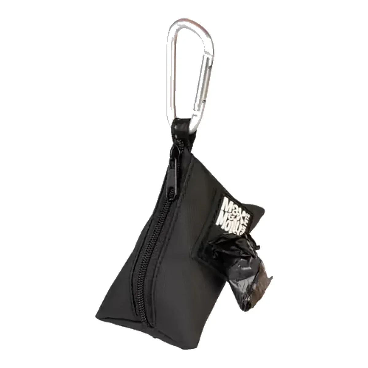 Max&Molly Poo Bag Dispenser Matrix 2.0 - etui na woreczki na odchody, z wodoodporną powierzchnią - Czarny – packshot produktu na białym tle