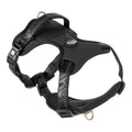 Max&Molly Sport Harness Matrix 2.0 Black - szelki regulowane dla psa, z identyfikatorem QR, czarne – packshot produktu na białym tle