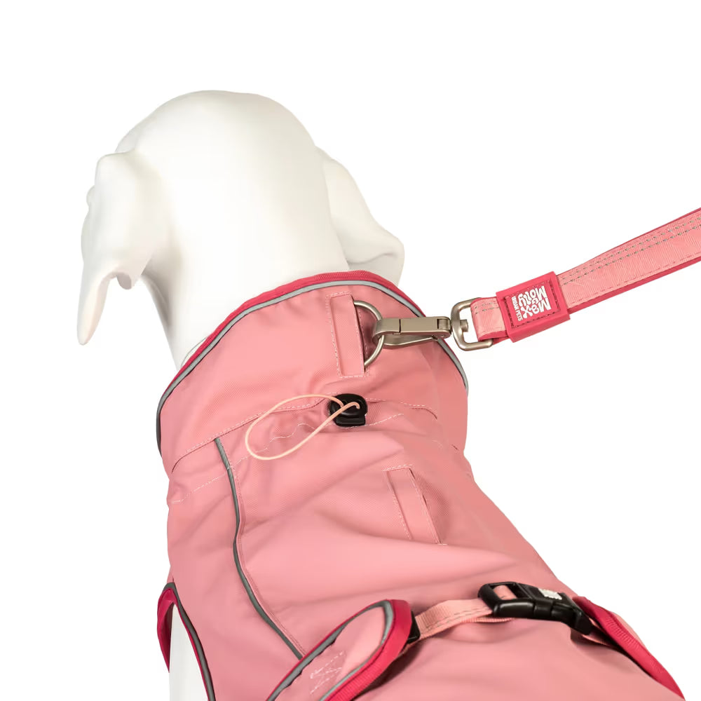 Max&Molly Raincoat for Dogs Matrix 2.0 Rose - płaszcz przeciwdeszczowy, różowy - M Max&Molly