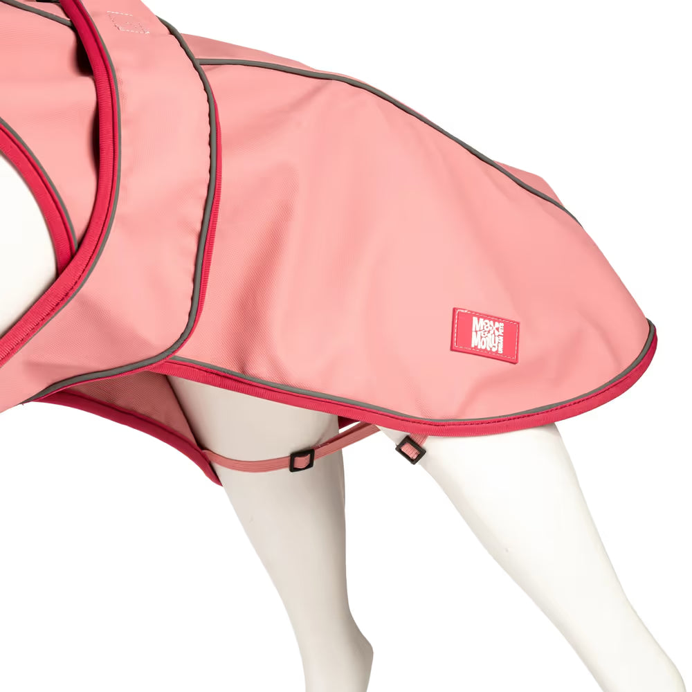 Max&Molly Raincoat for Dogs Matrix 2.0 Rose - płaszcz przeciwdeszczowy, różowy - S Max&Molly