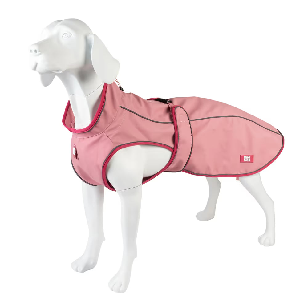 Max&Molly Raincoat for Dogs Matrix 2.0 Rose - płaszcz przeciwdeszczowy, różowy - S Max&Molly