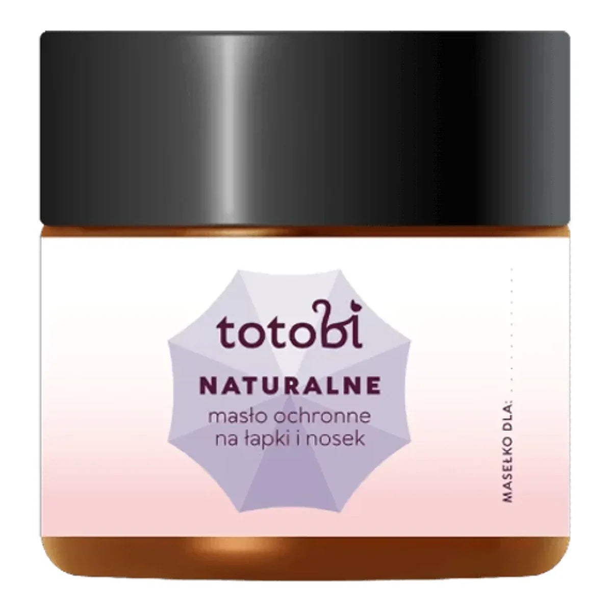 Naturalne masełko ochronne na łapki i nosek – packshot produktu na białym tle