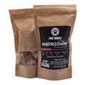 Naturalne smaczki z wieprzowiny 25g – packshot produktu na białym tle
